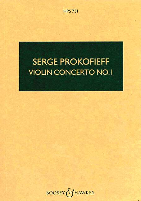 Front Cover Image Violinkonzert Nr. 1 D-Dur op. 19