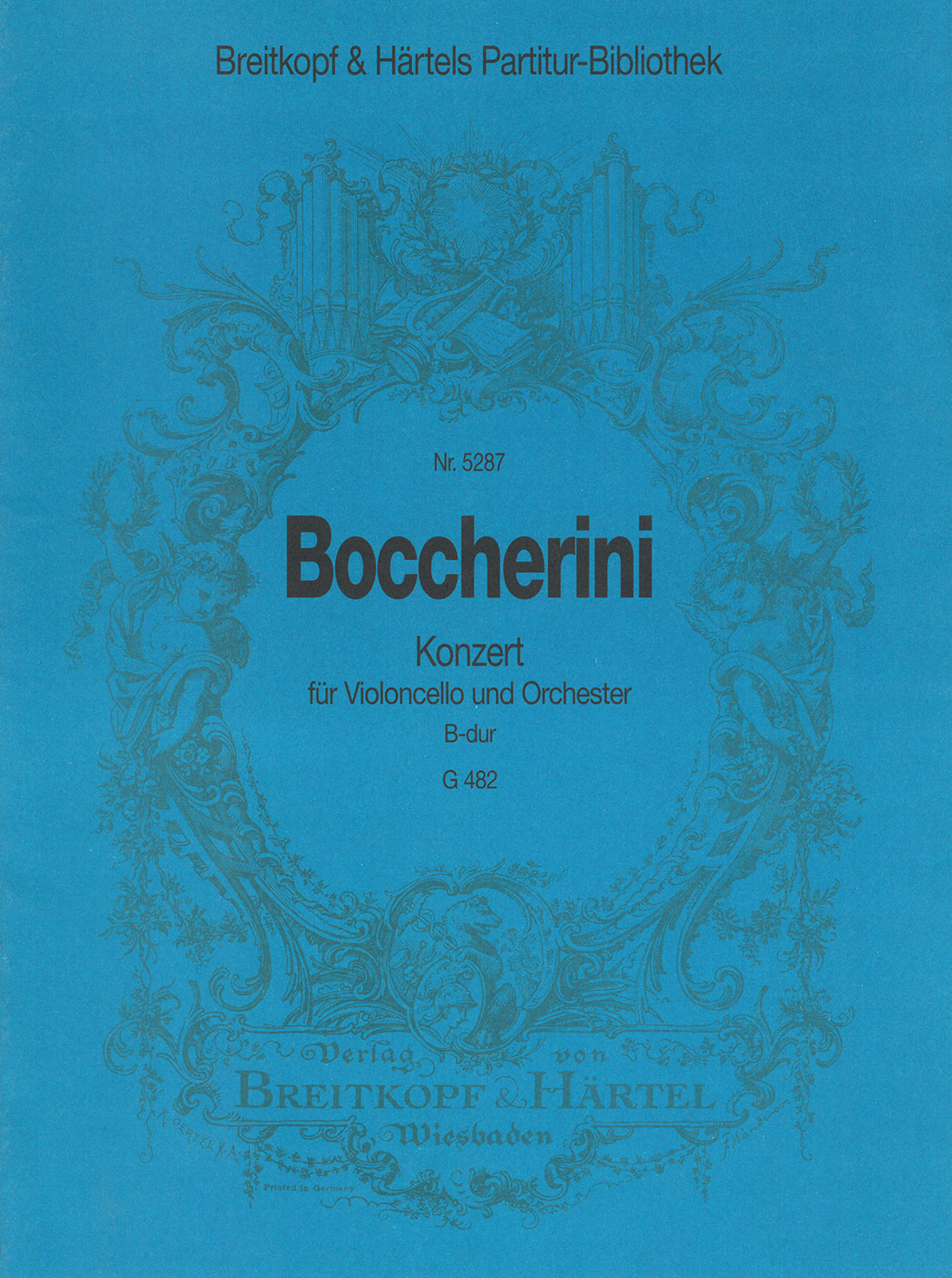 Front Cover Image Violoncellokonzert B-dur G 482