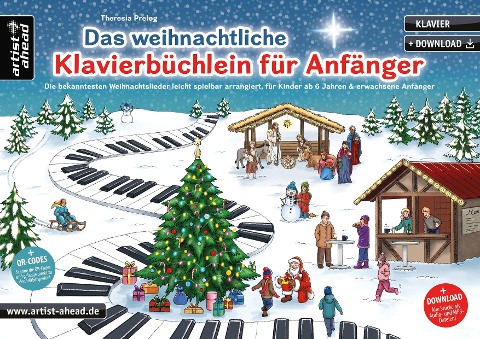 Front Cover Image Das weihnachtliche Klavierbüchlein für Anfänger 