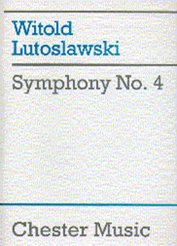 Front Cover Image Symphony No.4