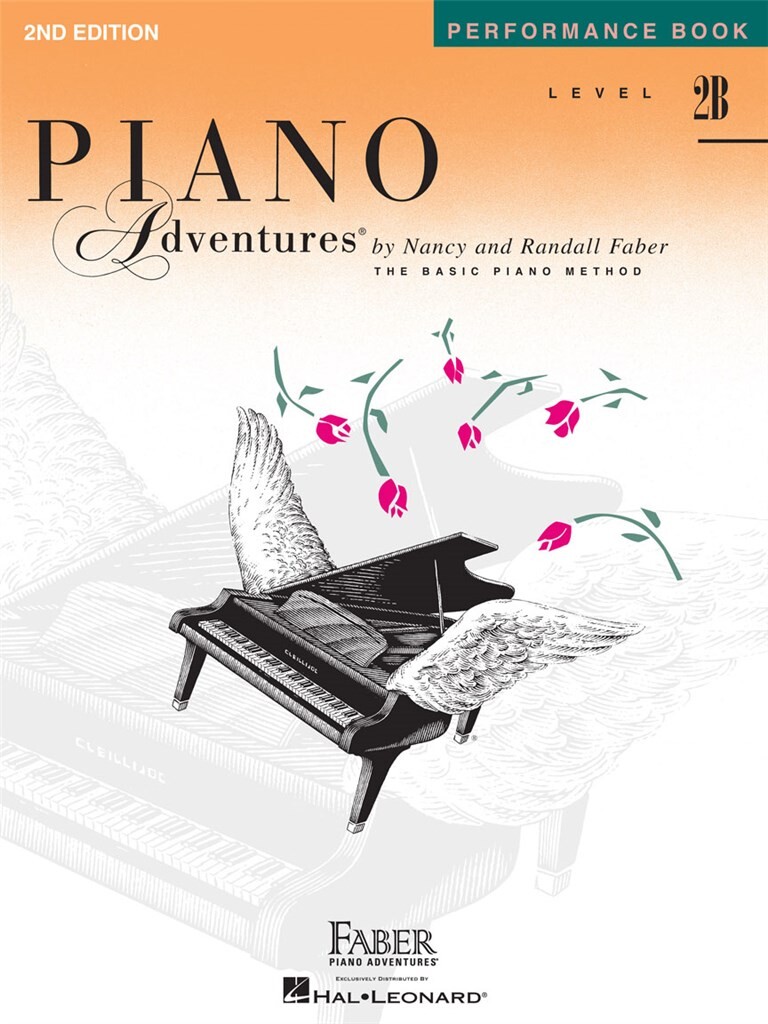 Front Cover Image Piano Adventures Level 2B - Performance Book