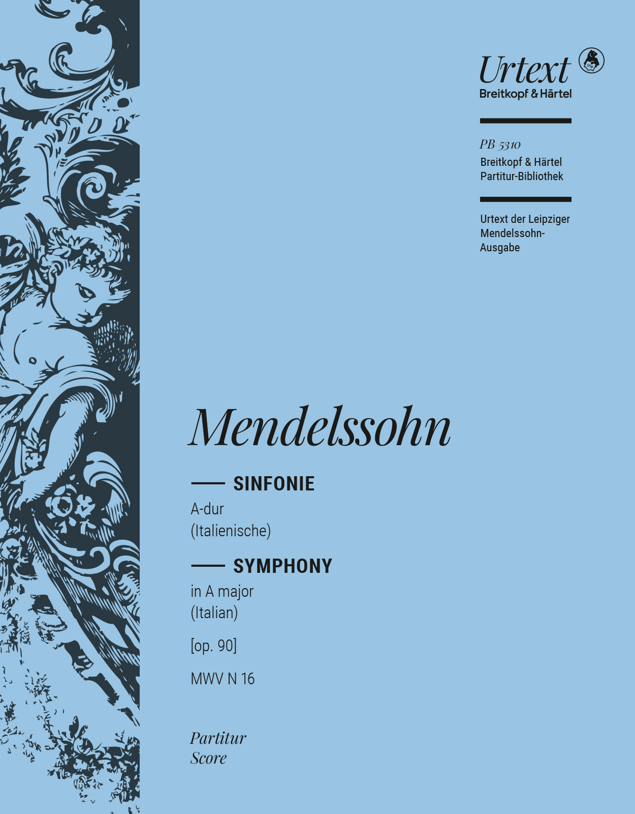 Front Cover Image Sinfonie Nr. 4 A-dur op. 90 MWV N 16 "Italienische"