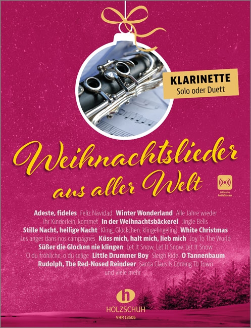 Front Cover Image Weihnachtslieder aus aller Welt - Klarinette