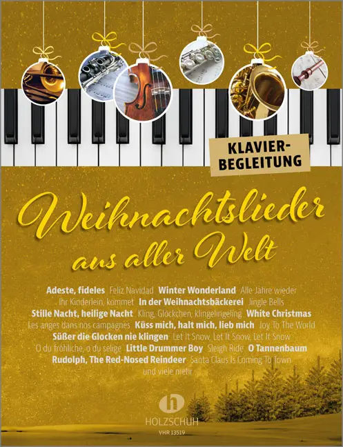Front Cover Image Weihnachtslieder aus aller Welt - Klavierbegleitung