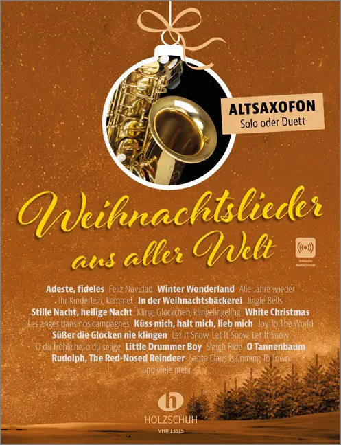 Front Cover Image Weihnachtslieder aus aller Welt - Altsaxofon