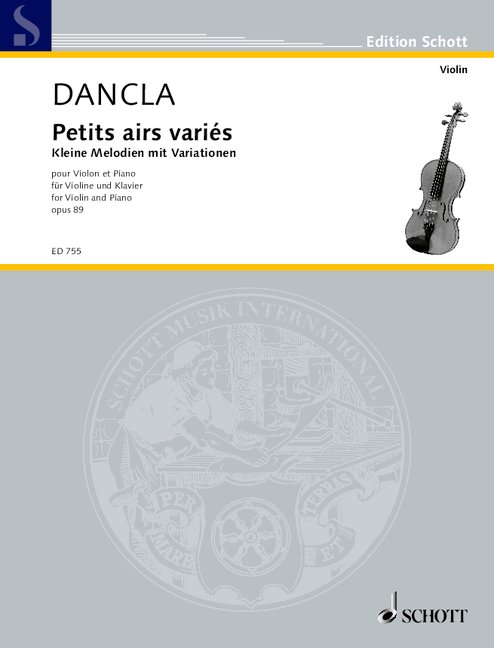 Front Cover Image Kleine Melodien mit Variationen op. 89
