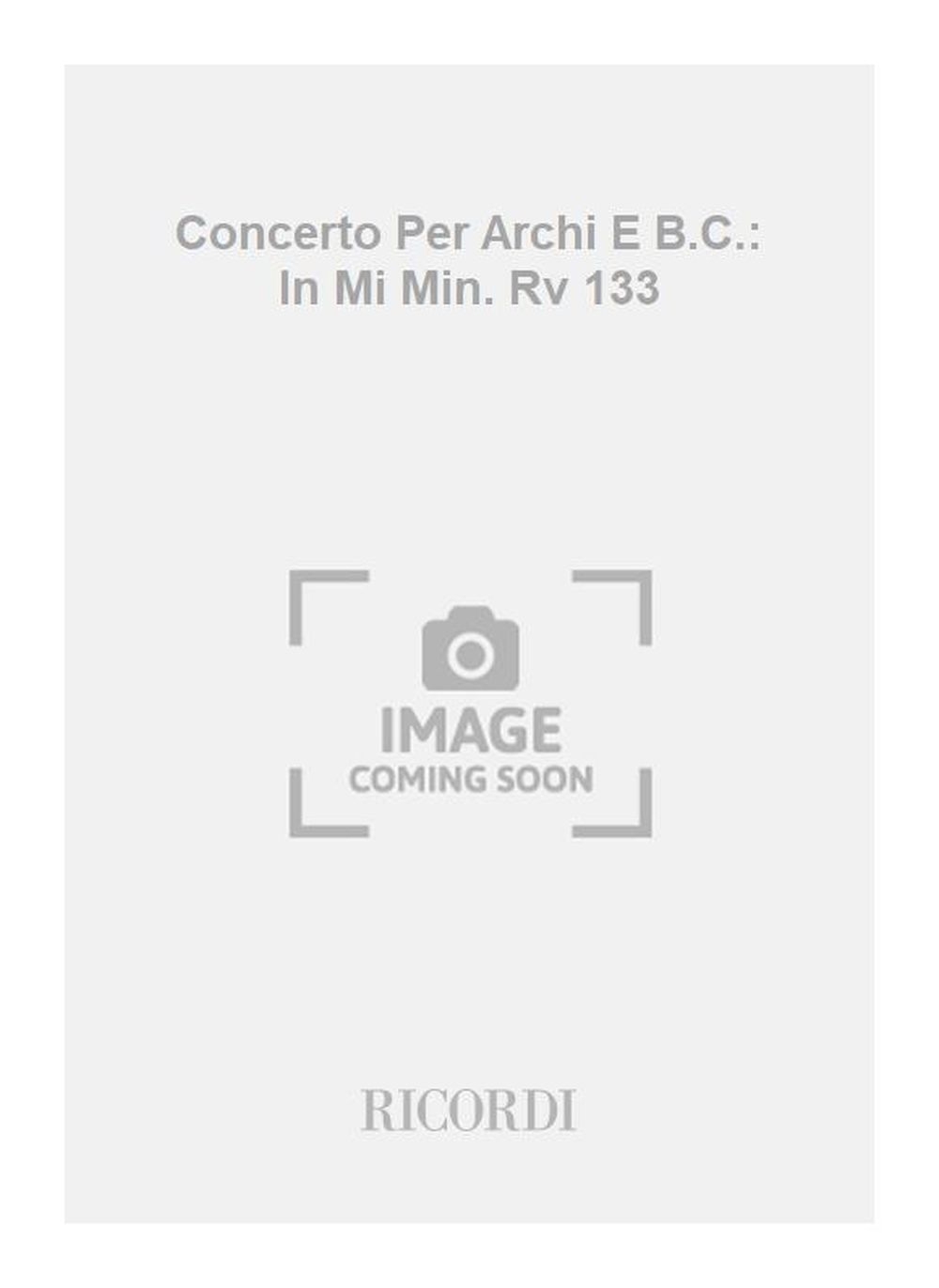 Front Cover Image Konzert e-Moll RV 133