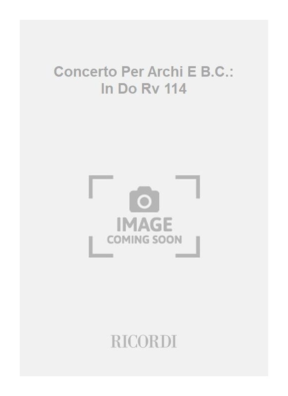 Front Cover Image Konzert C-Dur RV 114