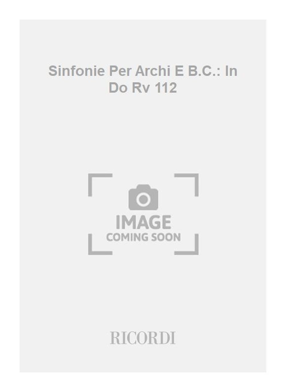 Front Cover Image Symphonie C-Dur RV 112