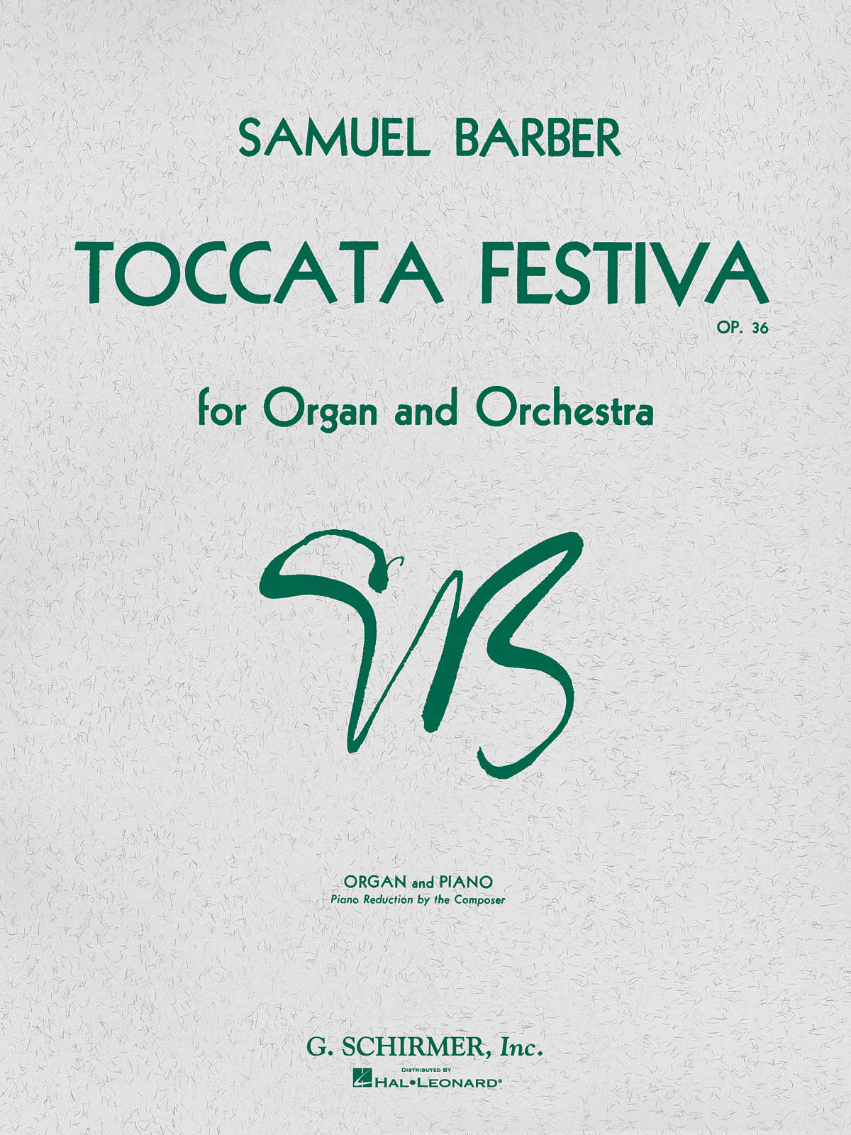 Front Cover Image Toccata Festiva für Orgel und Orchester op. 36