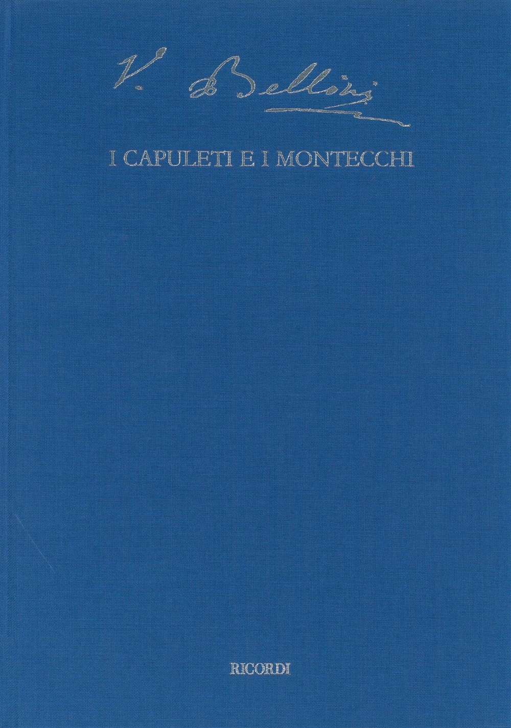 Other Cover Image I Capuleti e i Montecchi