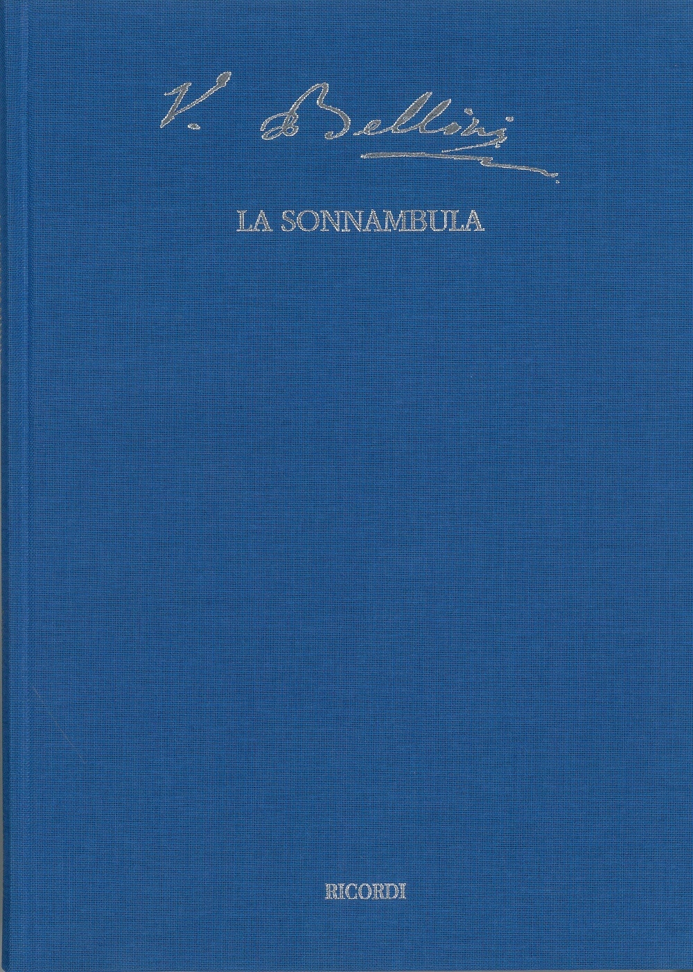 Front Cover Image La sonnambula