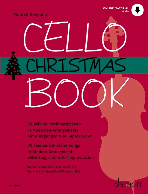 Front Cover Image Cello Christmas Book