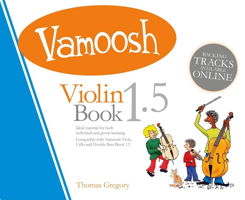 Front Cover Image Vamoosh Violin Book 1.5