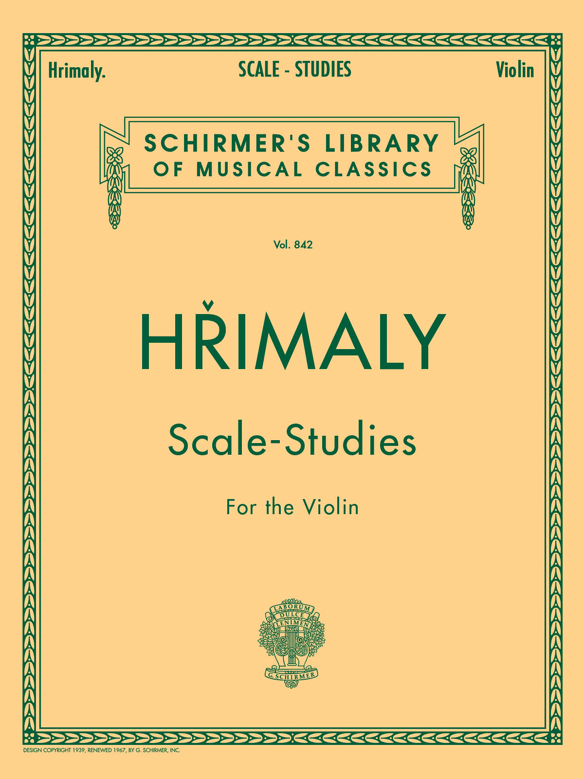 Front Cover Image Scale Studies for Violin