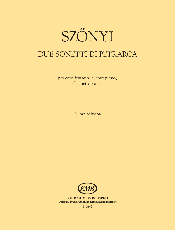Front Cover Image Due sonetti di Petrarca