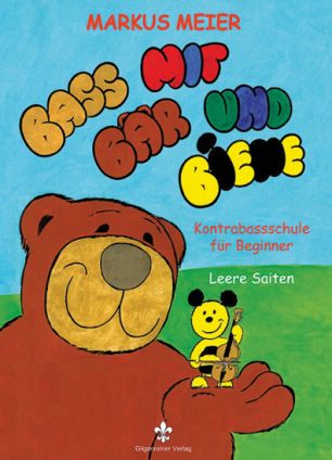 Front Cover Image Bass mit Bär und Biene - Leere Saiten