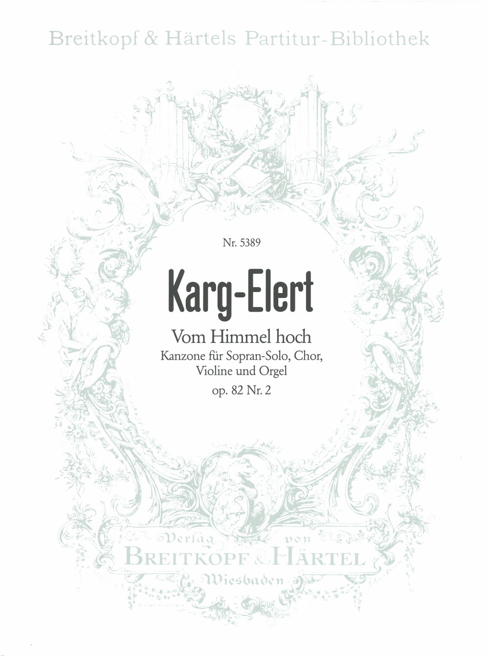 Front Cover Image Vom Himmel hoch op. 82/2