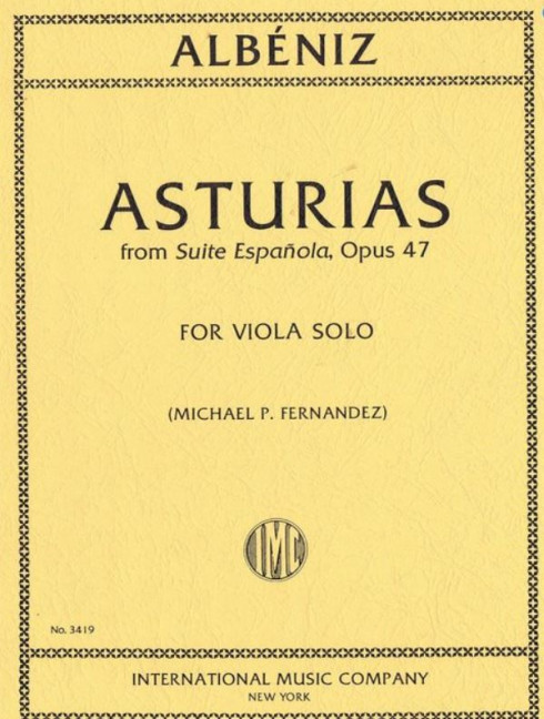 Other Cover Image Asturias op. 47