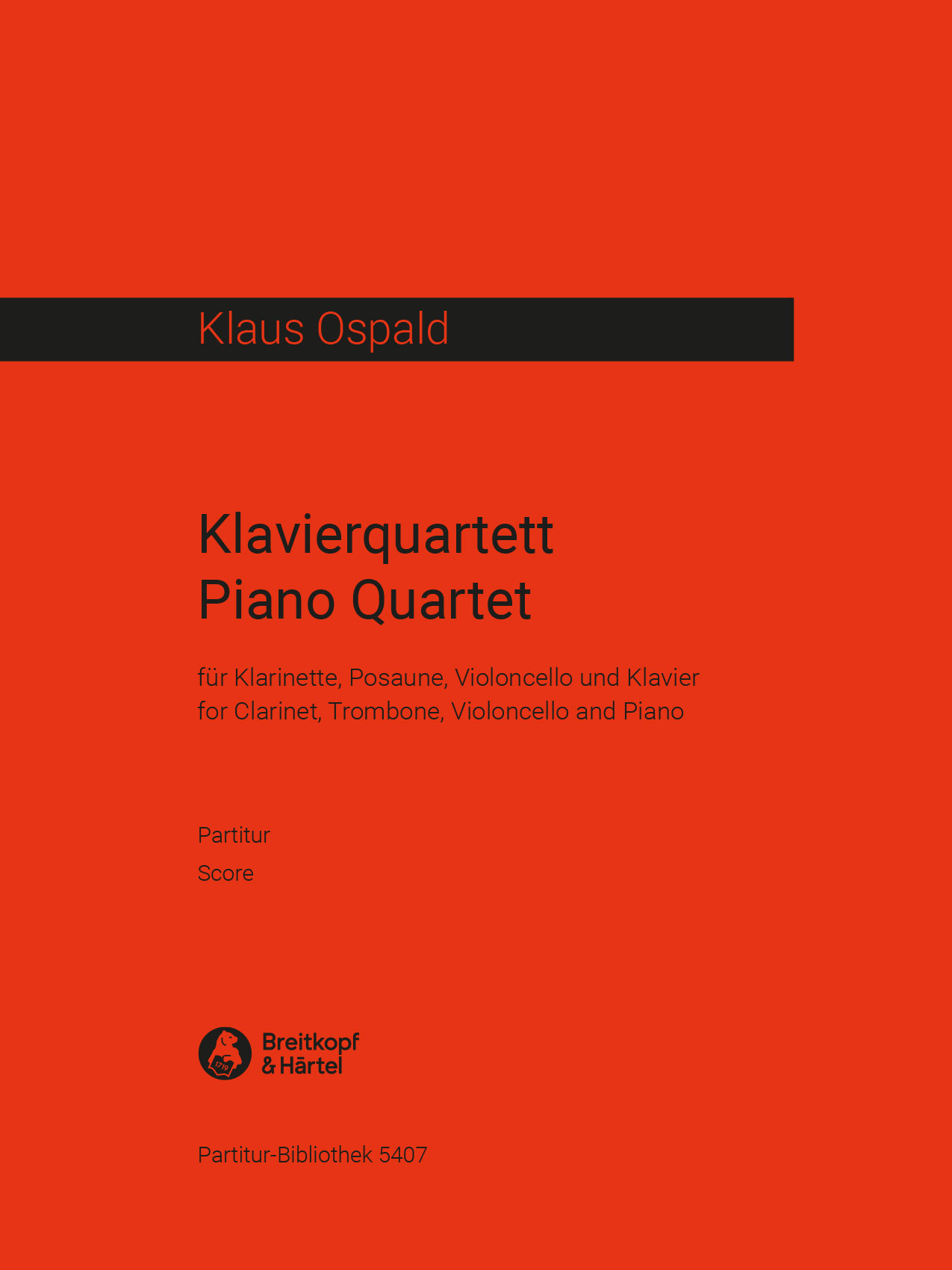 Front Cover Image Klavierquartett (1994) (1994/2007)