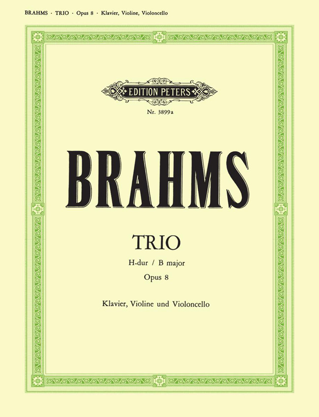 Front Cover Image Trio für Klavier, Violine und Violoncello H-Dur op. 8