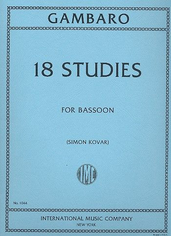 Front Cover Image 18 Etüden