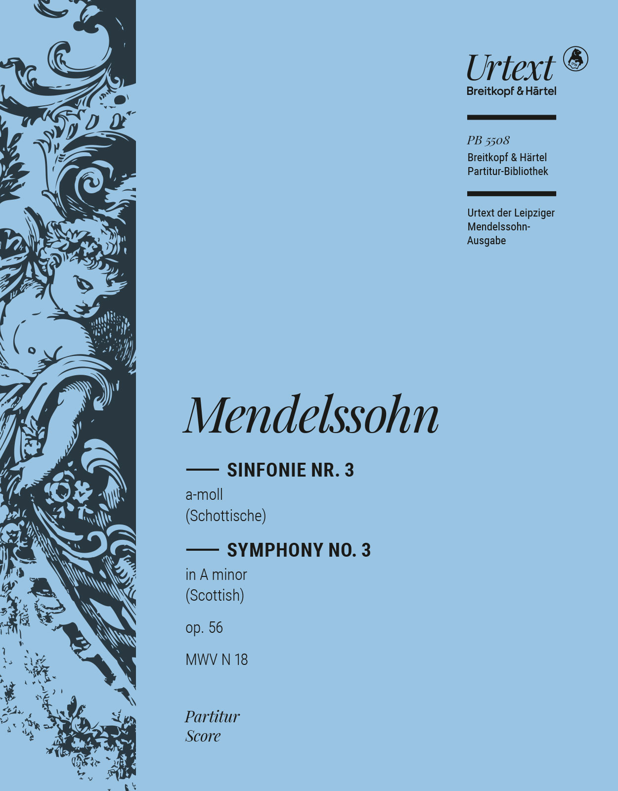 Front Cover Image Sinfonie Nr. 3 a-moll op. 56 MWV N 18 "Schottische (Scottish) Sinfonie"