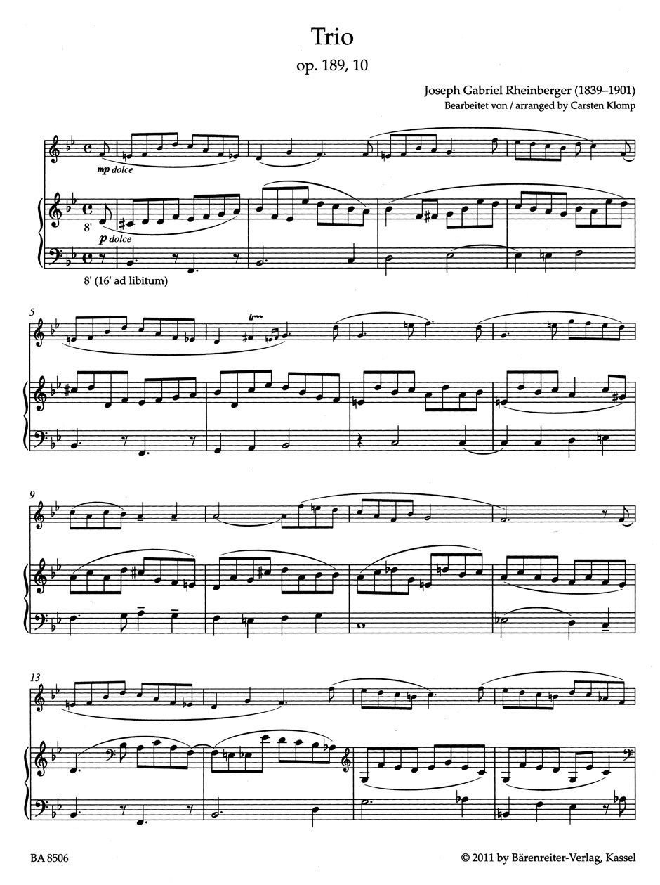 Other Cover Image organ plus one: Gottesdienst