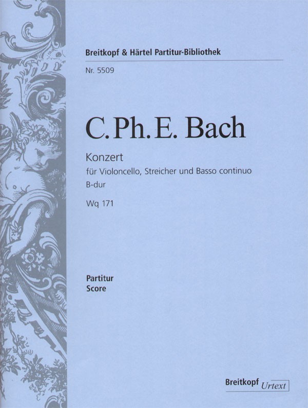 Front Cover Image Konzert für Violoncello und Orchester B-Dur Wq 171