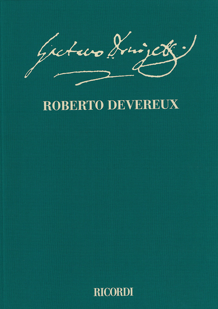 Front Cover Image Roberto Devereux ossia Il conte di Essex