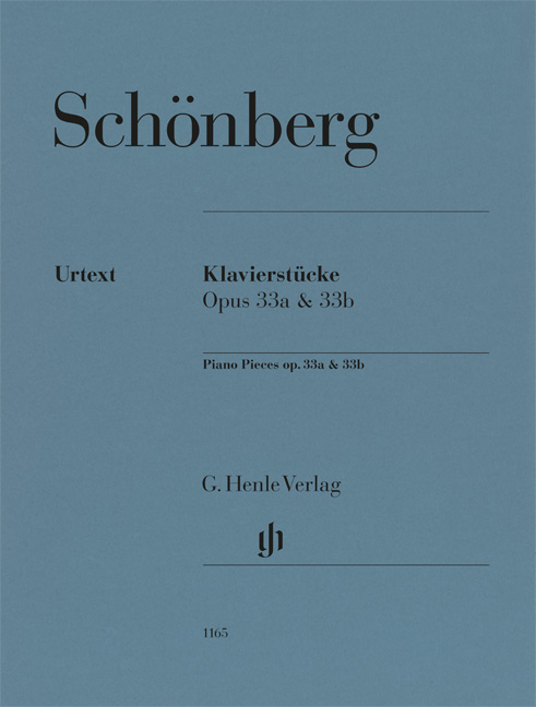 Front Cover Image Klavierstücke op. 33a & 33b