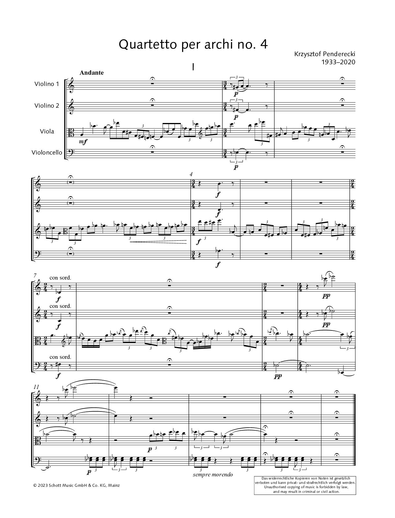 Other Cover Image Streichquartett Nr. 4