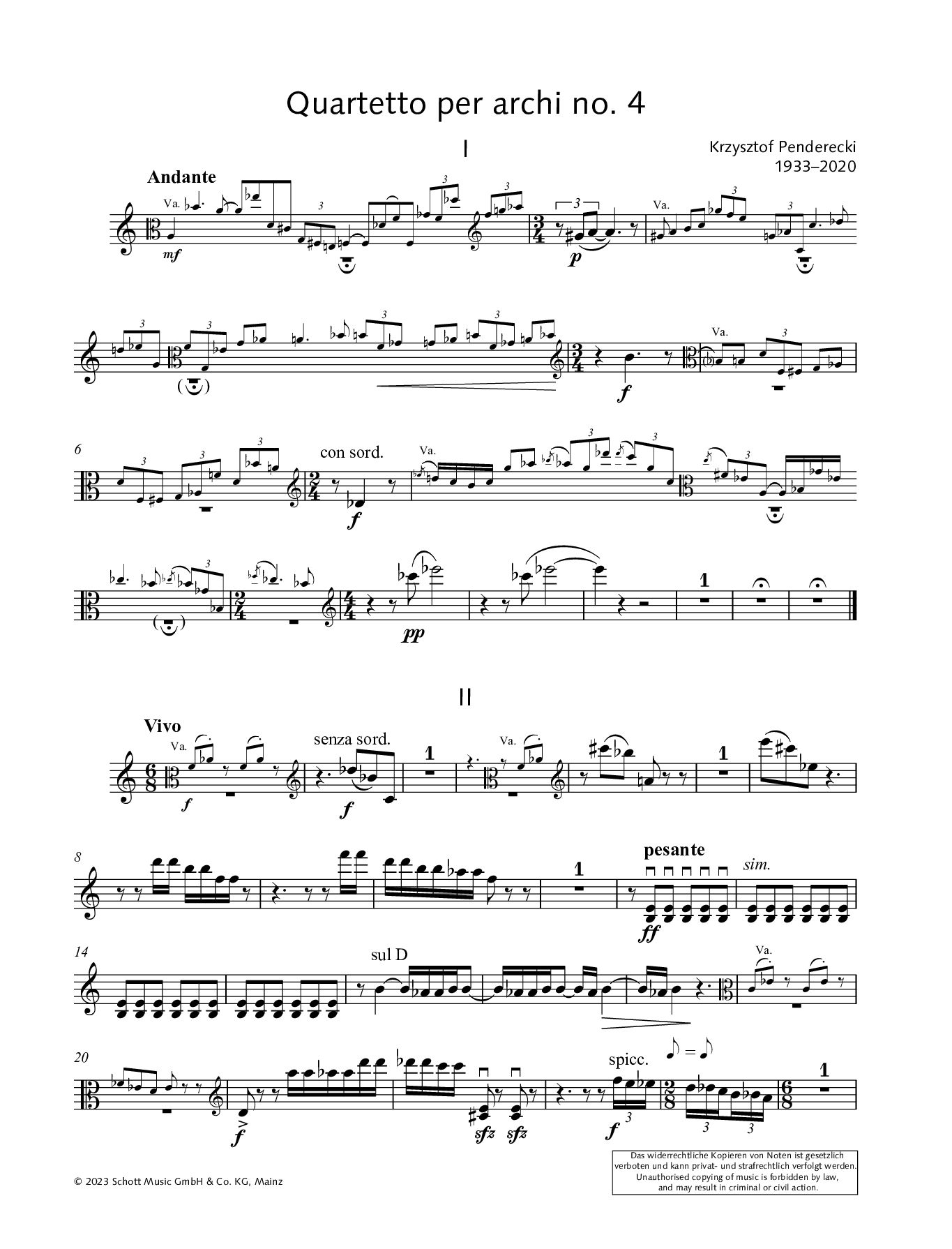 Other Cover Image Streichquartett Nr. 4