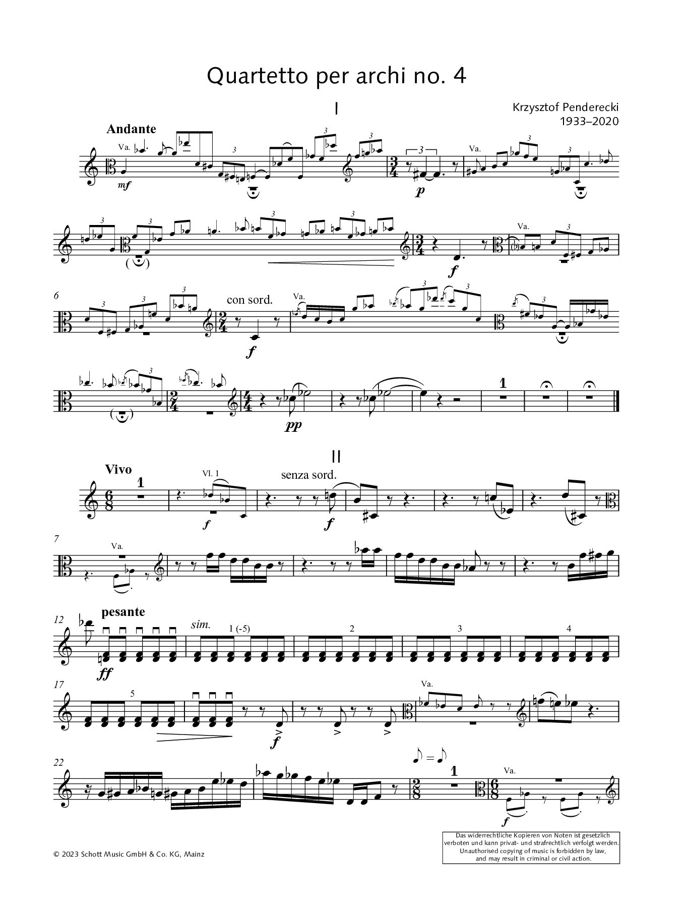 Other Cover Image Streichquartett Nr. 4