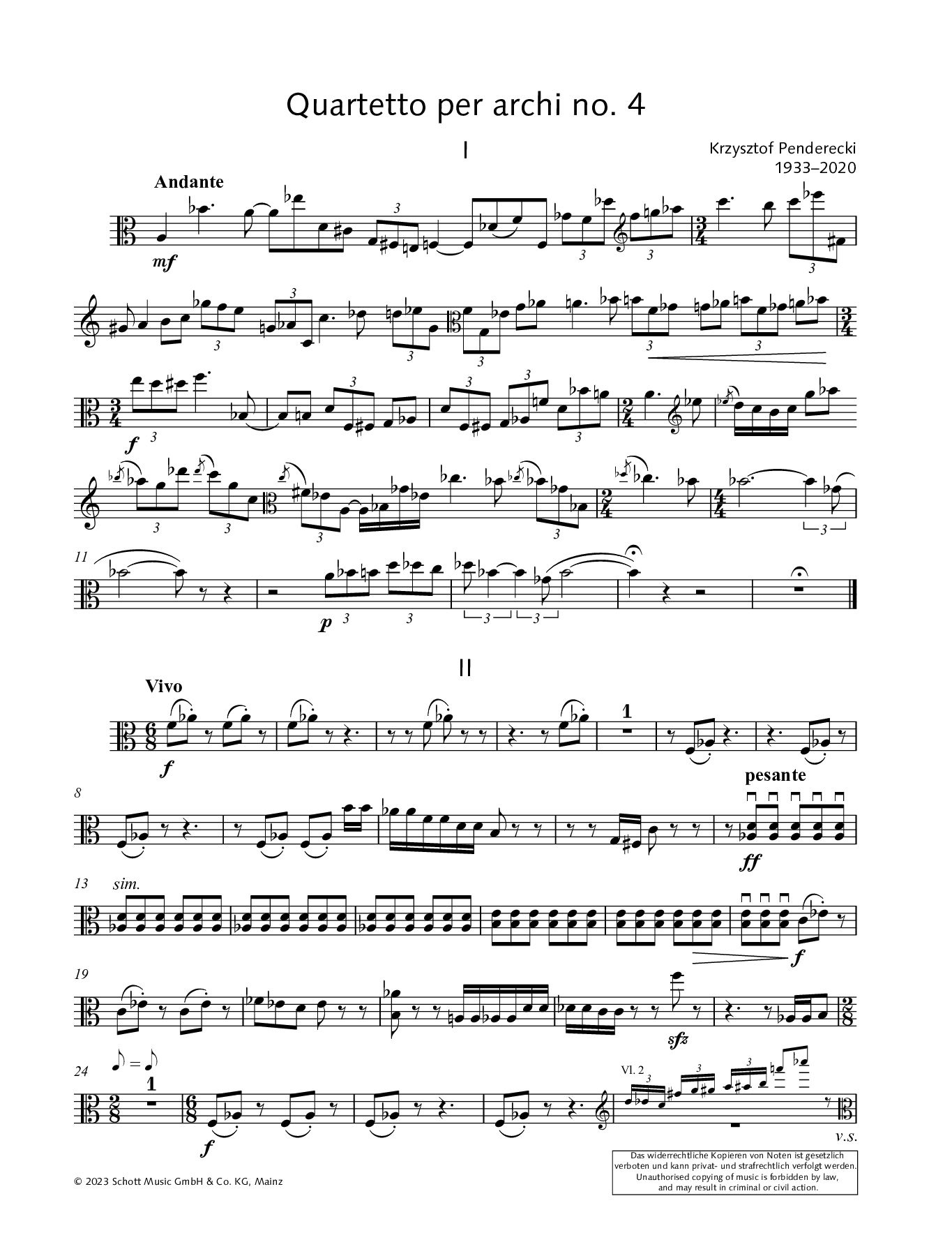 Other Cover Image Streichquartett Nr. 4
