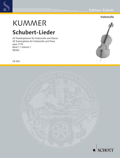 Front Cover Image Schubert-Lieder op. 117b Band 1