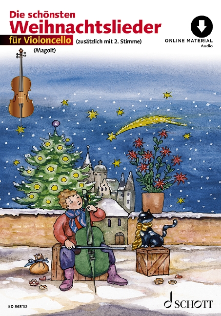 Front Cover Image Die schönsten Weihnachtslieder für Violoncello