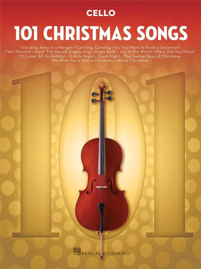 Front Cover Image 101 Christmas Songs for Cello