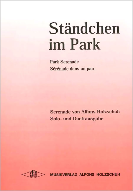Front Cover Image Ständchen im Park
