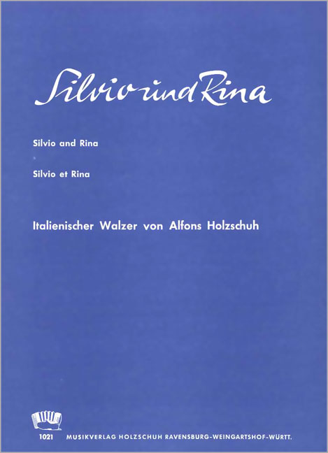 Front Cover Image Silvio und Rina, ital. Walzer