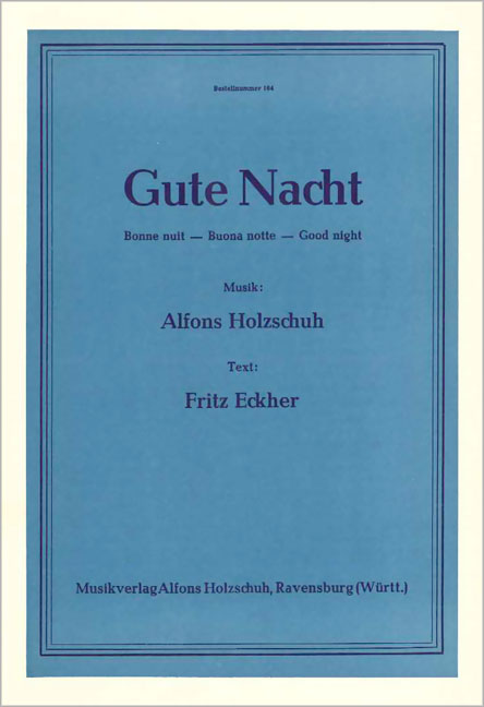 Front Cover Image Gute Nacht