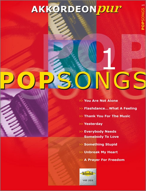 Front Cover Image Pop Songs 1