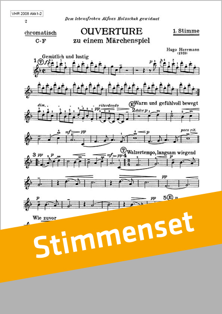 Front Cover Image Ouvertüre zu einem Märchenspiel