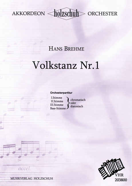 Front Cover Image Volkstanz Nr. 1