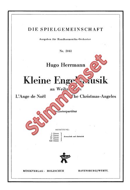 Front Cover Image Kleine Engelsmusik