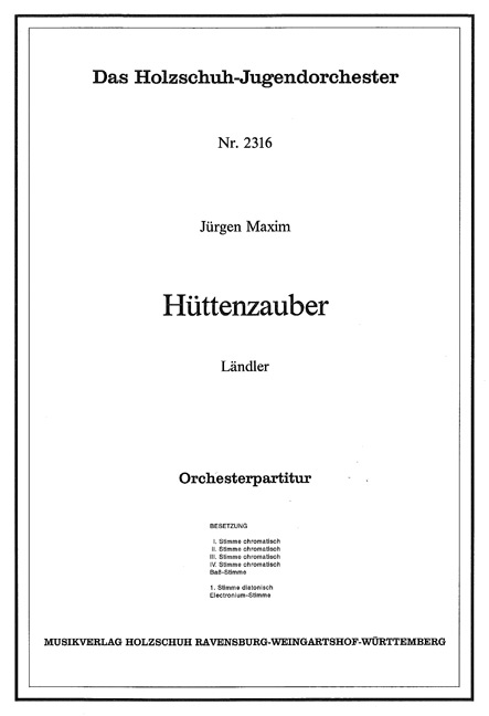 Front Cover Image Hüttenzauber