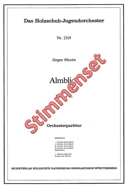 Front Cover Image Almblick