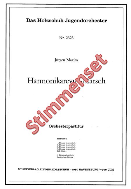 Front Cover Image Harmonikarevuemarsch