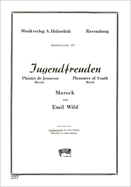 Front Cover Image Jugendfreuden