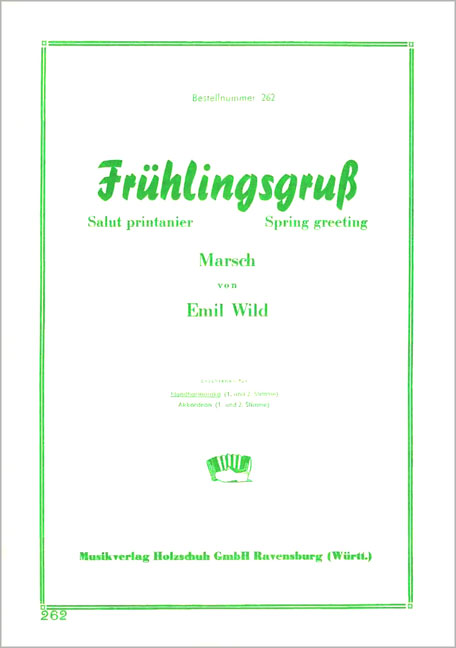 Front Cover Image Fruehlingsgruss